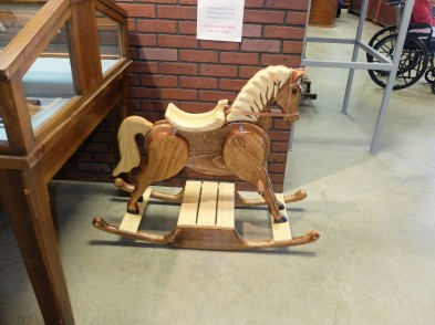 Prisoner made rocking horse, for sale to the pubkic
